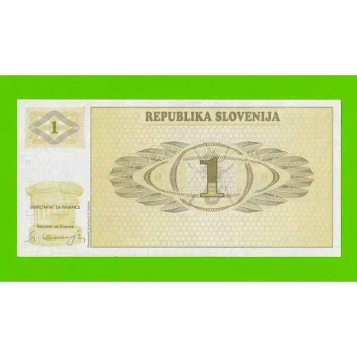 Словения - 1 толар - 1990 - UNC-!!!