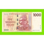 Зимбабве - 1000 долларов - 2007 (AB)