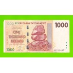 Зимбабве - 1000 долларов - 2007 (AB)