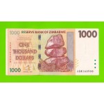 Зимбабве - 1000 долларов - 2007 (AB)