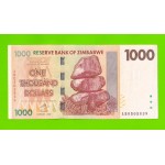 Зимбабве - 1000 долларов - 2007 (AB)