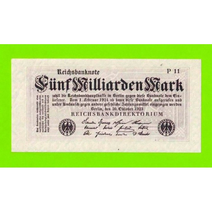 Германия, Берлин - 5000000000 / 5 миллиардов - 1923