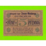Германия, Цоссен (Zossen-Weinberge) - 5 пфеннигов - 1916 - Денежные знаки лагерей военнопленных