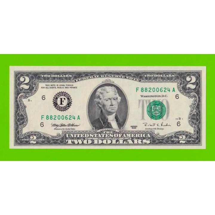США - 2 доллара - 1976 (F6 Atlanta) - UNC!!!