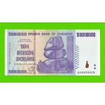 Зимбабве - 10000000000 / 10 миллиардов долларов - 2008 (AA)