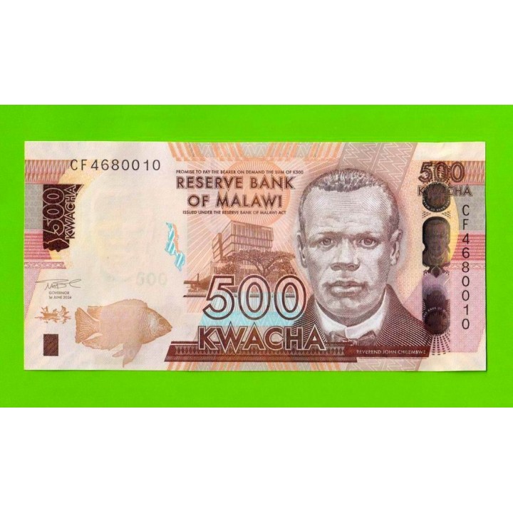 Малави - 500 квач - 2024 - UNC!!!