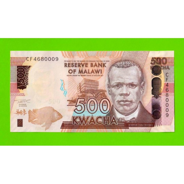 Малави - 500 квач - 2024 - UNC!!!