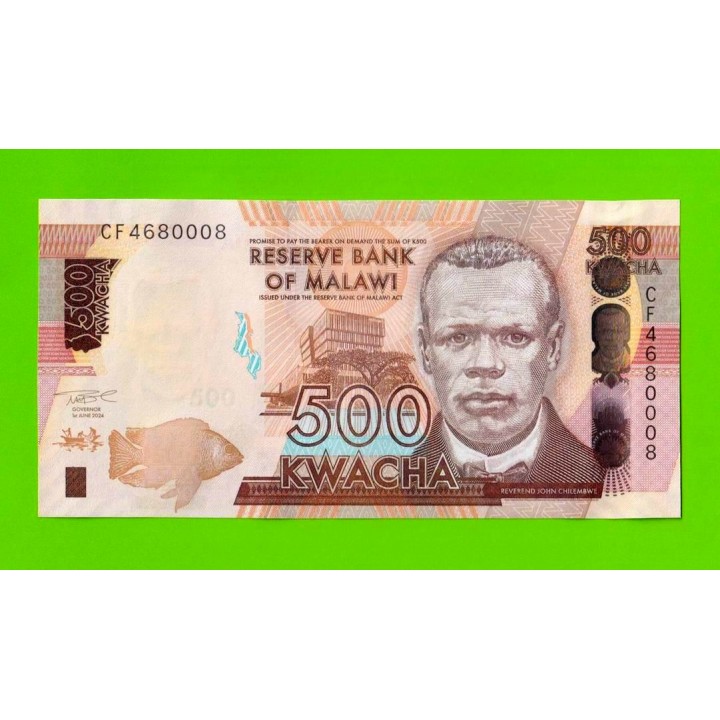 Малави - 500 квач - 2024 - UNC!!!