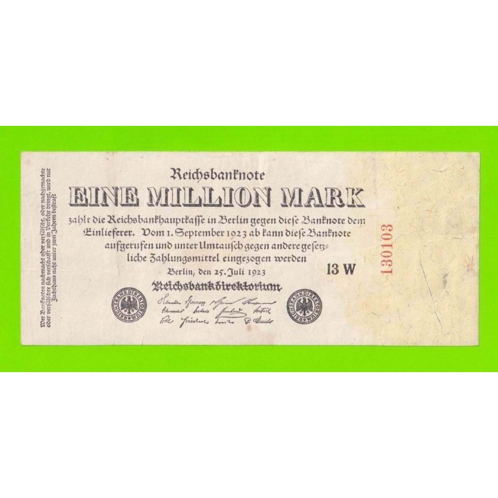 Германия, Берлин - 1000000 / 1 миллион марок - 1923