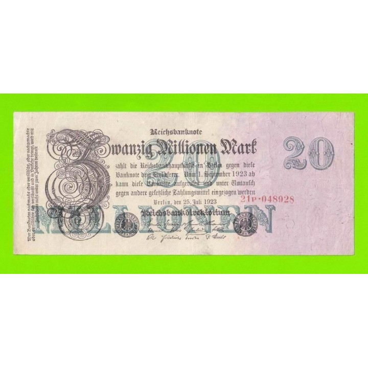 Германия, Берлин - 20000000 / 20 миллионов марок - 1923