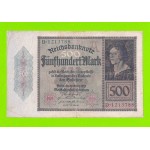 Германия - 500 марок - 1922 (DEU-80)