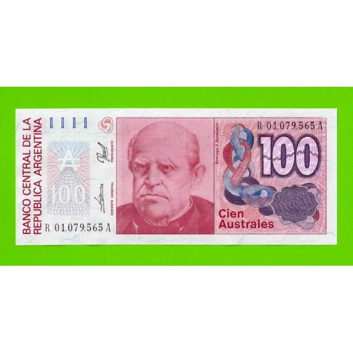 Аргентина - 100 аустралей - 1985 (D) - UNC-!!!