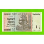 Зимбабве - 20000000000 / 20 миллиардов долларов - 2008 (AA)