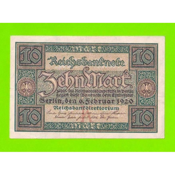 Германия - 10 марок - 1920