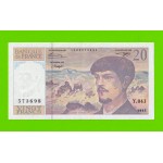 Франция - 20 франков - 1993 - UNC-!!!
