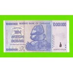Зимбабве - 10000000 / 10 миллионов долларов - 2008 (AA)
