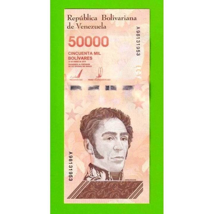 Венесуэла - 50000 боливаров - 2019 (A) - UNC!!!