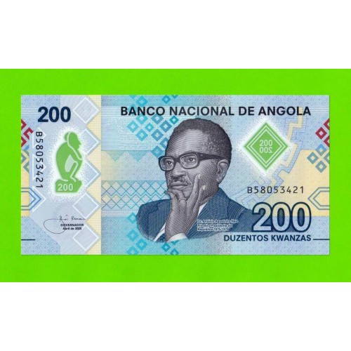 Ангола - 200 кванза - 2020 (B) - Полимер - UNC!!!