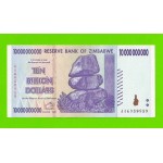 Зимбабве - 10000000000 / 10 миллиардов долларов - 2008 (AA)
