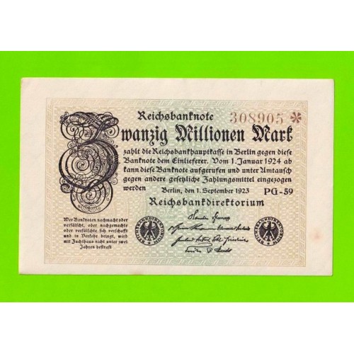Германия - 20000000 / 20 миллионов марок - 1923 - aUNC!!!