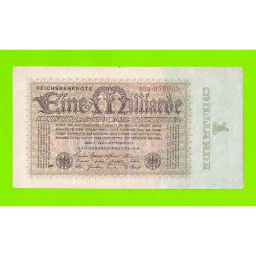 Германия - 1000000000 / 1 миллиард марок - 1923