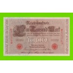 Германия - 1000 марок - 1910 - aUNC+!!!