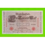 Германия - 1000 марок - 1910 - aUNC+!!!