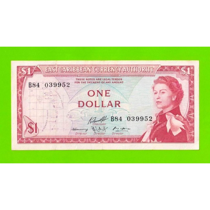 Восточные Карибы - 1 доллар - 1965