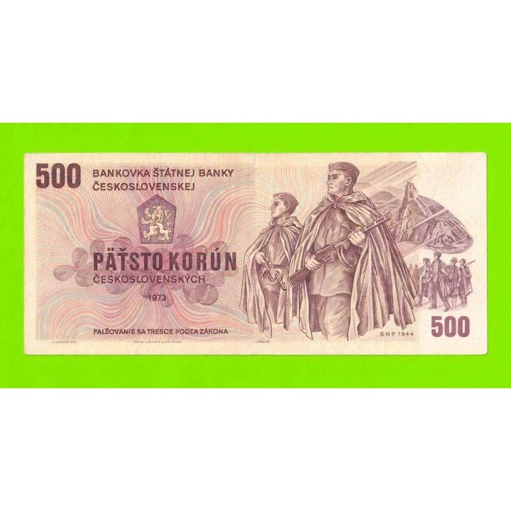 Чехословакия - 500 крон - 1973