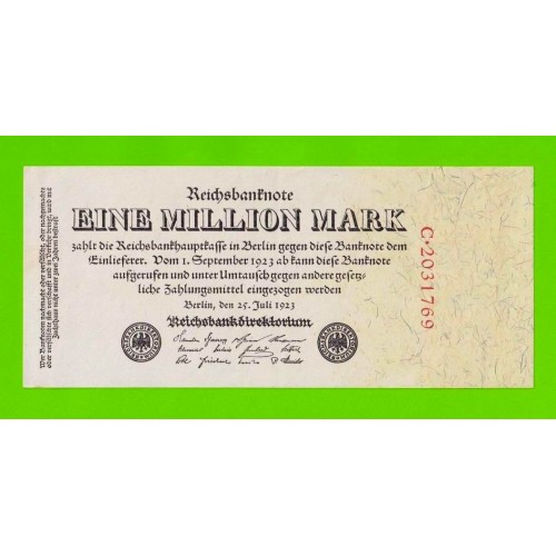Германия, Берлин - 1000000 / 1 миллион марок - 1923 - XF+++!!!