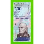 Венесуэла - 200 боливаров - 2018 (P) - UNC!!!