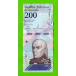 Венесуэла - 200 боливаров - 2018 (P) - UNC!!!