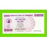 Зимбабве - 50000000 / 50 миллионов долларов - 2008 (AP)