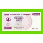 Зимбабве - 50000000 / 50 миллионов долларов - 2008 (AJ)