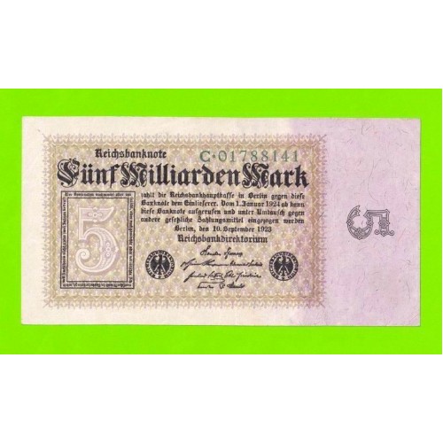 Германия - 5000000000 / 5 миллиардов - 1923