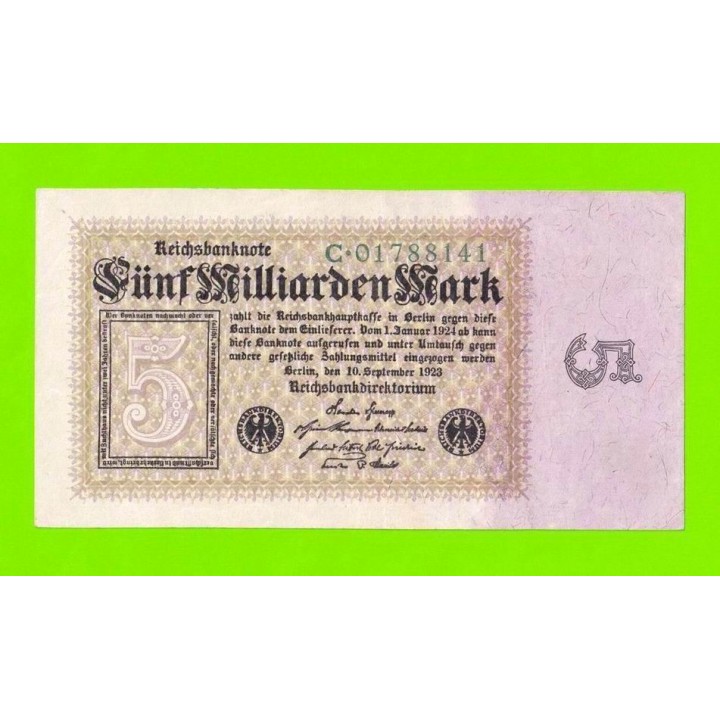 Германия - 5000000000 / 5 миллиардов - 1923