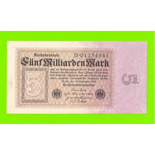 Германия - 5000000000 / 5 миллиардов - 1923