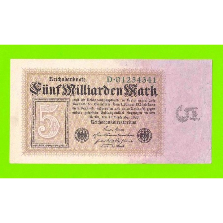 Германия - 5000000000 / 5 миллиардов - 1923