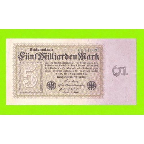 Германия - 5000000000 / 5 миллиардов - 1923