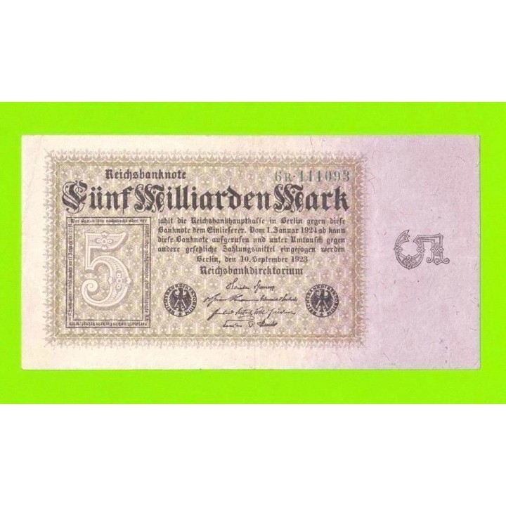 Германия - 5000000000 / 5 миллиардов - 1923