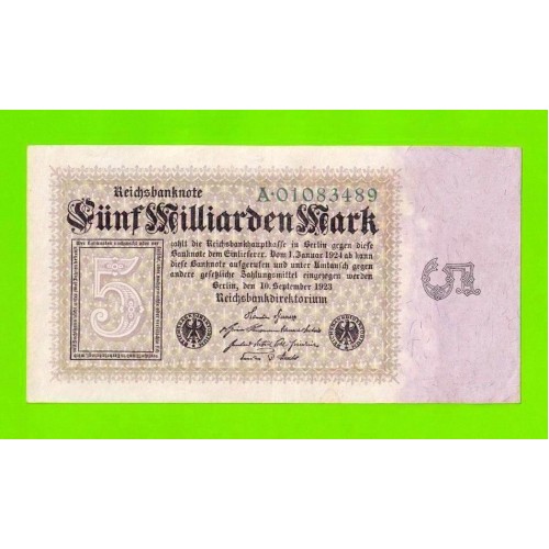 Германия - 5000000000 / 5 миллиардов - 1923