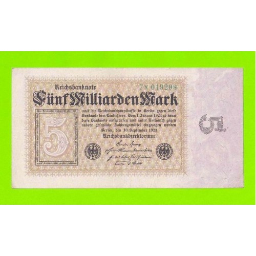 Германия - 5000000000 / 5 миллиардов - 1923