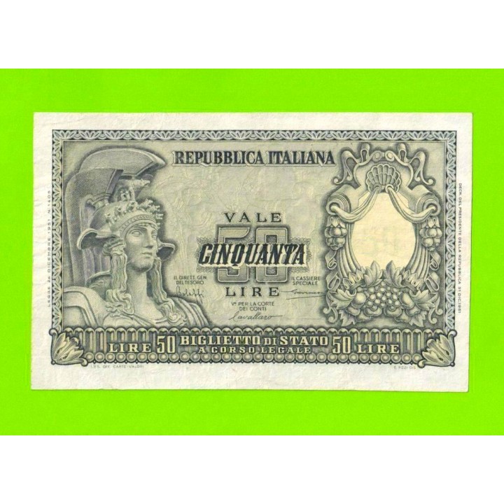 Италия - 50 лир - 1951