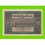 Германия - 10 марок - 1920 - UNC!!!