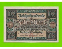 Германия - 10 марок - 1920 - UNC!!!