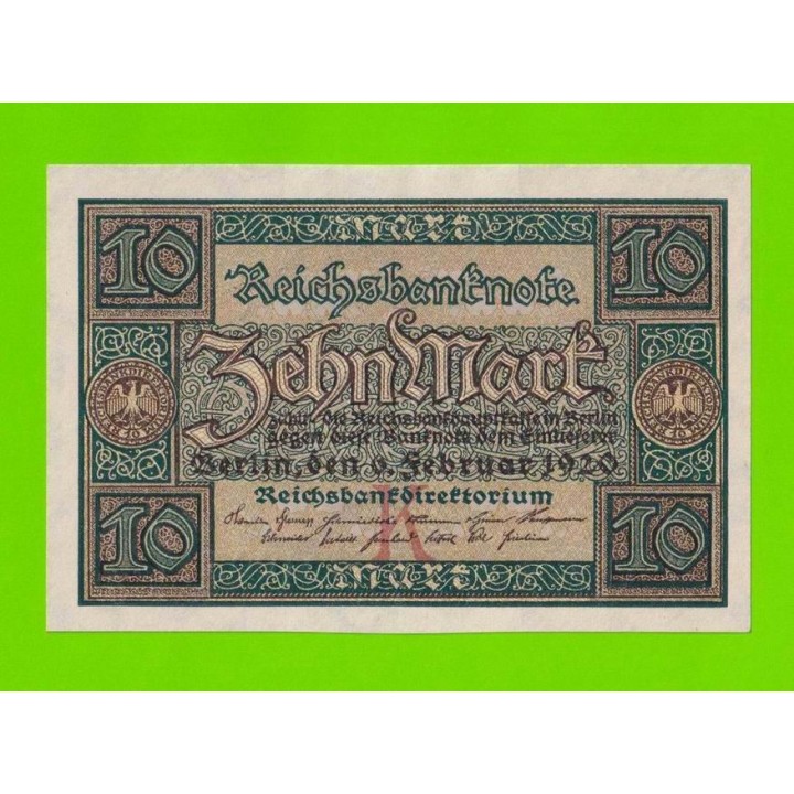 Германия - 10 марок - 1920 - UNC!!!