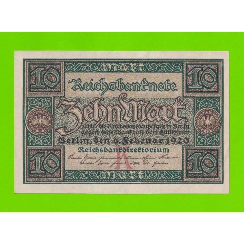 Германия - 10 марок - 1920 - UNC-!!!