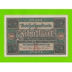 Германия - 10 марок - 1920 - aUNC!!!