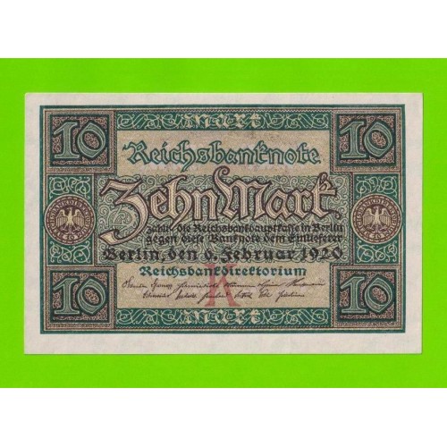 Германия - 10 марок - 1920 - UNC-!!!
