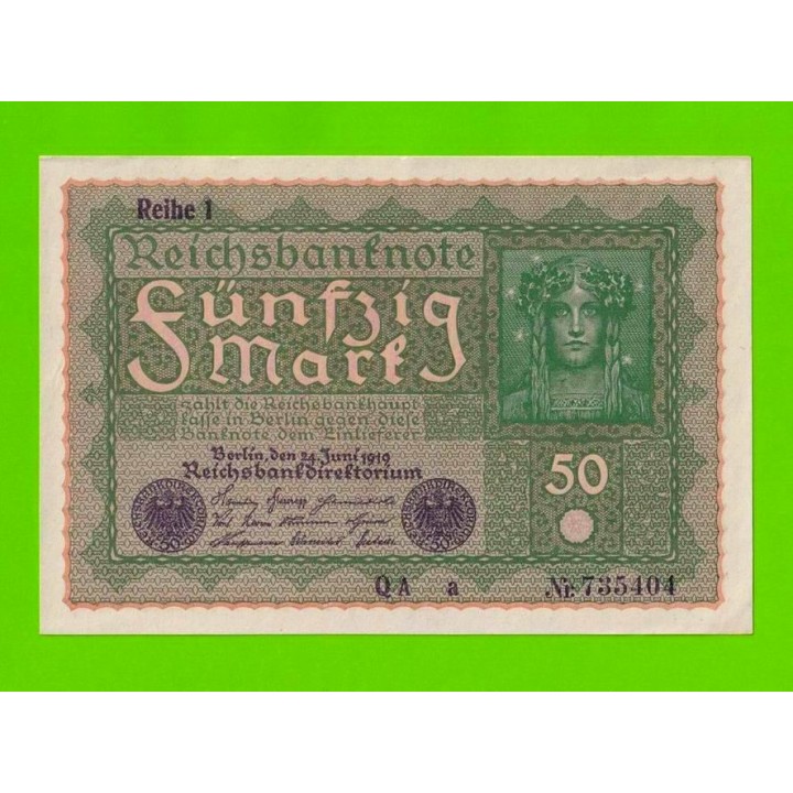 Германия - 50 марок - 1919 - UNC-!!!